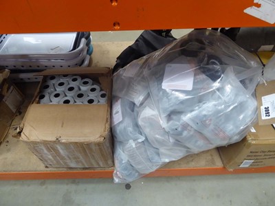 Lot 3092 - Lot containing till roll, curtain gromets,...
