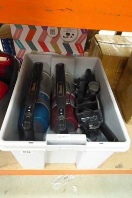 Lot 3144 - Box containing 2 handheld Shark vacuum cleaners