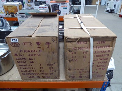 Lot 3103 - 2 boxes of mugs and saucers