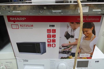 Lot 3168 - Sharp microwave oven