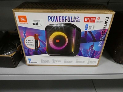 Lot 2243 - JBL Harman part box encore portable bluetooth...