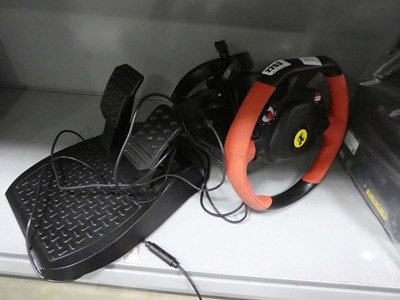 Lot 2253 - Thrustmaster Ferrari 458 Spider steering wheel...