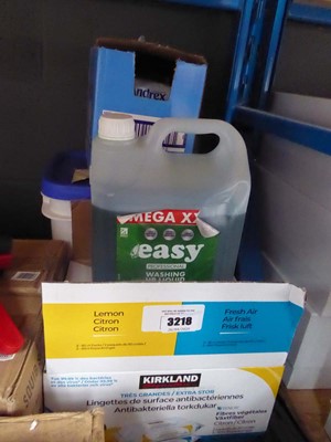 Lot 3218 - Tub of Kirkland cleaning detergent, surface...