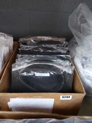 Lot 3244 - Box of approx. ten black designer custom kit...