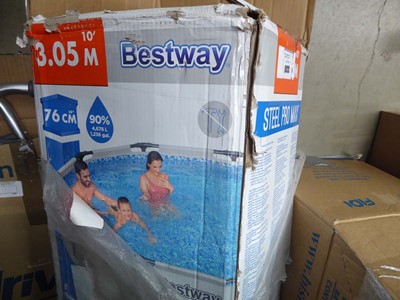 Lot 3303 - Bestway swimming pool, plus assisted walker