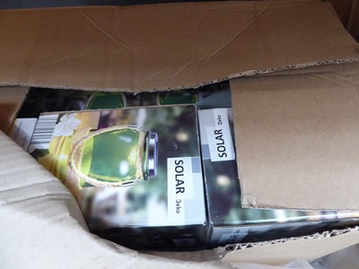 Lot 3275 - Two boxes of solar light jars