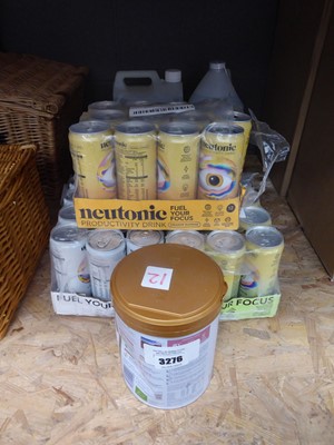 Lot 3276 - Trays of Nutonic drinks, maple syrups etc