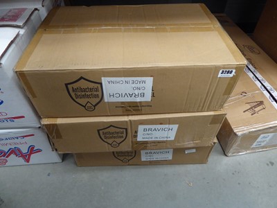Lot 3280 - Three boxes of antibacterial hand gel