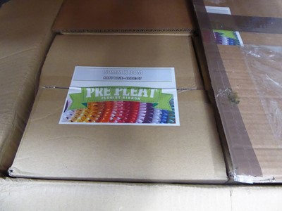 Lot 3282 - Box of pre pleat florist ribbons