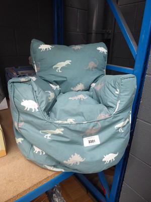 Lot 3301 - Child's dinosaur beanbag chair
