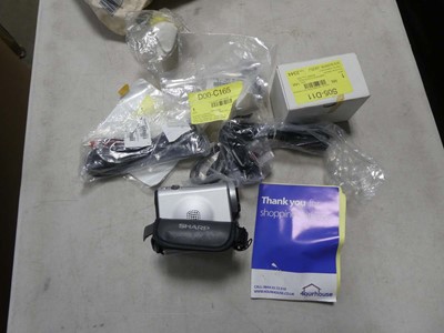 Lot 2262 - Sharp digital camcorder with accessories