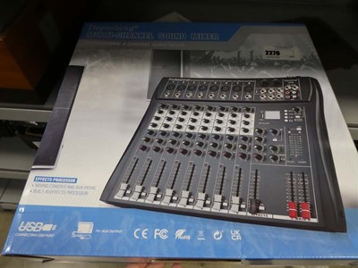 Lot 2276 - Depusheng 8 channel audio mixer in a box