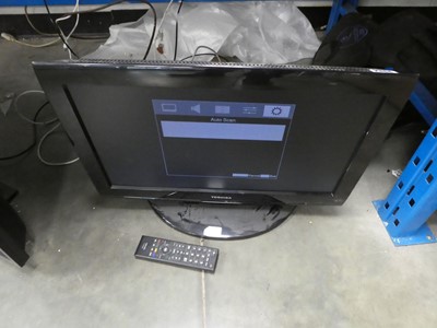 Lot 2304 - Toshiba 22" LCD TV Model 22AV713B with stand...