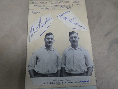 Lot 2322 - Autograph album containing signatures from...