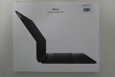 Lot 1391 - Apple iPad Magic Keyboard, Black - British,...