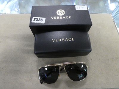 Lot 2325 - Pair of Versace sunglasses with case and box