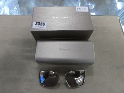 Lot 2326 - Pair of Bulgari sunglasses with case and box