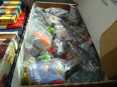 Lot 2385 - Box of various collectable McDonald happy meal...