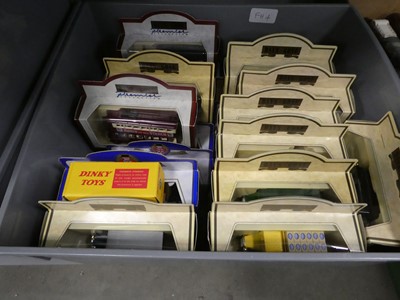 Lot 2394 - 3 boxes of various die cast vehicles