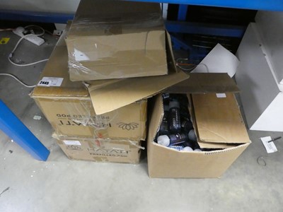 Lot 2445 - 4 boxes of various vaping liquids