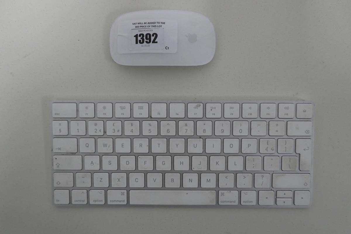 Lot 1392 - Apple Wireless Magic Mouse 2, model A1657,...