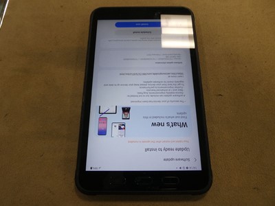 Lot 2449 - Samsung Galaxy active 3 SM7575 tablet 64gb,...