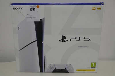 Lot 1393 - SONY PlayStation 5, boxed with wireless...