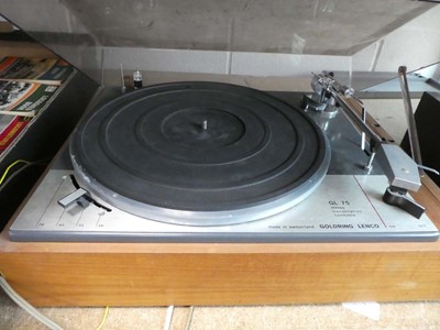 Lot 2471 - Goldring Lenco TL75 turntable