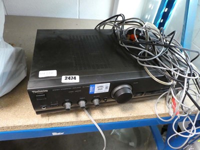 Lot 2474 - Technics stereo integrated amplifier SUV300