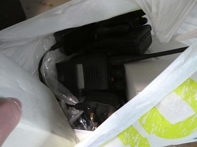 Lot 2475 - Bag containing various walkie talkies
