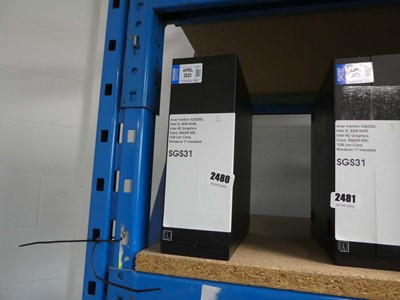 Lot 2480 - Acer Veriton X2632G PC with intel i3 processor,...