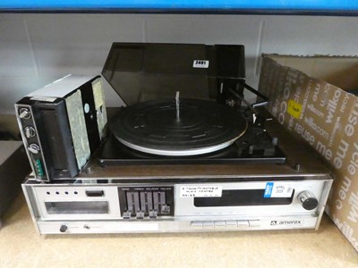 Lot 2491 - Amerex 8-track and turntable music centre...
