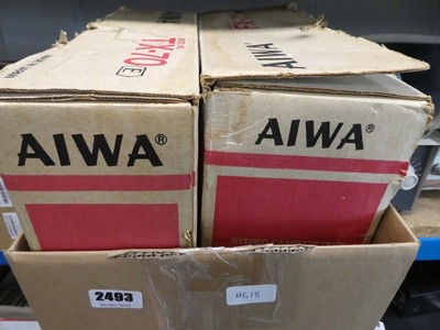Lot 2493 - Aiwa quartz digital synthesiser/tuner TX70...