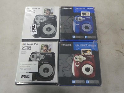 Lot 2520 - 4 Polaroid Pic 300 Instant Print film cameras