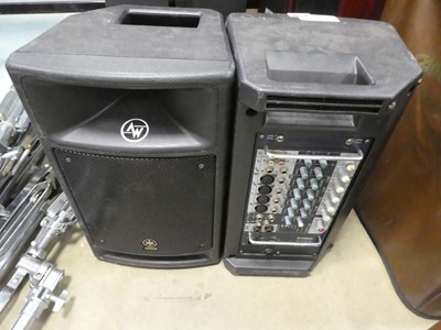 Lot 2536 - 2 Yamaha Stagepas 300 portable PA Systems