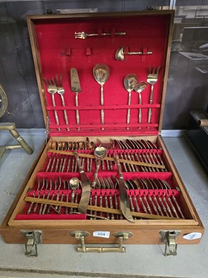 Lot 304 - A canteen containing a long assortment of Thai...