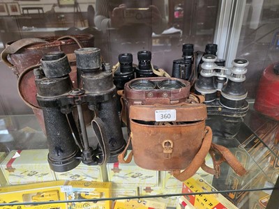 Lot 360 - An assortment of six cased sets of early 20th...