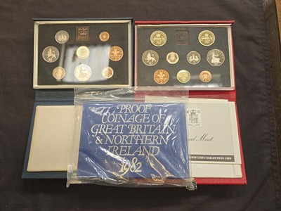 Lot 402 - Four presentation boxes of coinage
