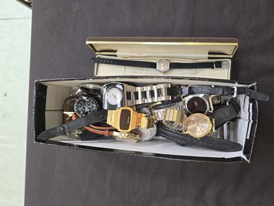 Lot 404 - A carton containing a quantity of used gents...