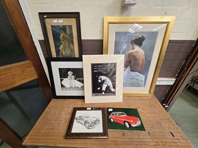 Lot 1 - A selection of framed and unframed artworks,...