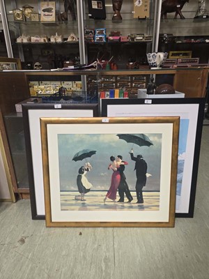 Lot 2 - Three framed and glazed modern prints one...