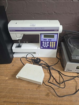 Lot 4 - A Viking Husqvarna electric sewing machine