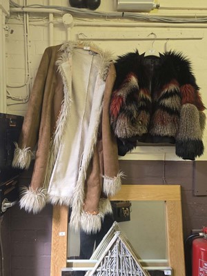 Lot 7 - A 1960's style sheepskin coat together with a...