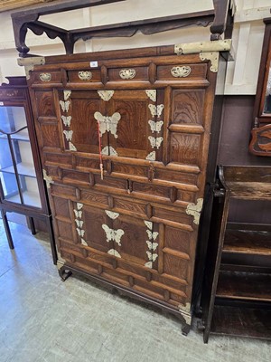 Lot 38 - An eastern cabinet with an assortment of...