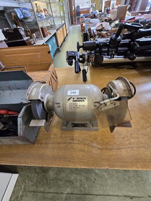 Lot 149 - A six inch bench grinder