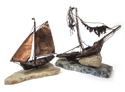 Lot 117 - Jim Lewk (French-American), a copper model of...