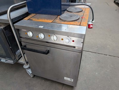 Lot 457 - 60cm electric Falcon solid top cooker with...