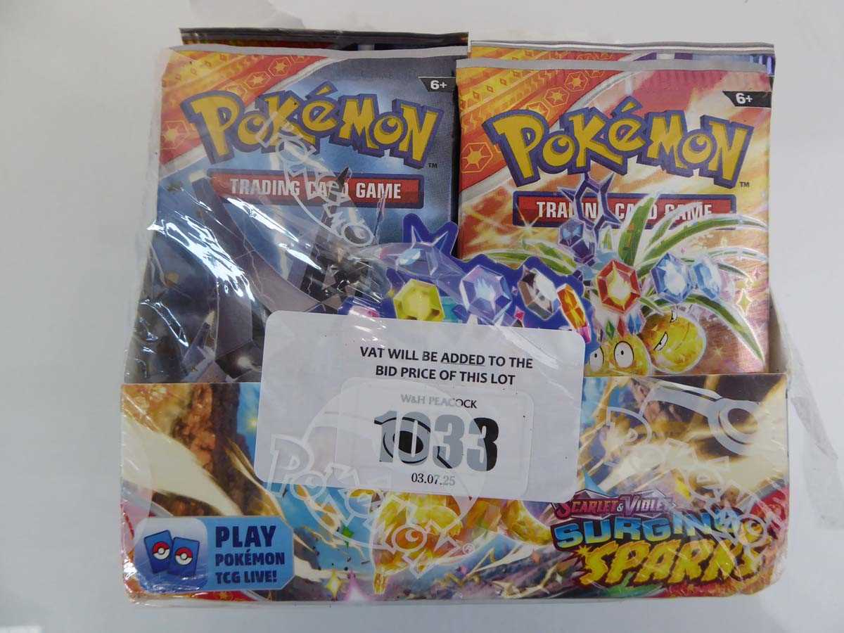 Lot Pokémon Scarlet & Violet Surging Sparks Poster...
