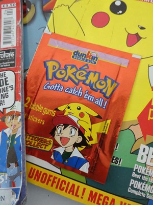 Lot An assortment of vintage Pokémon magazines/books