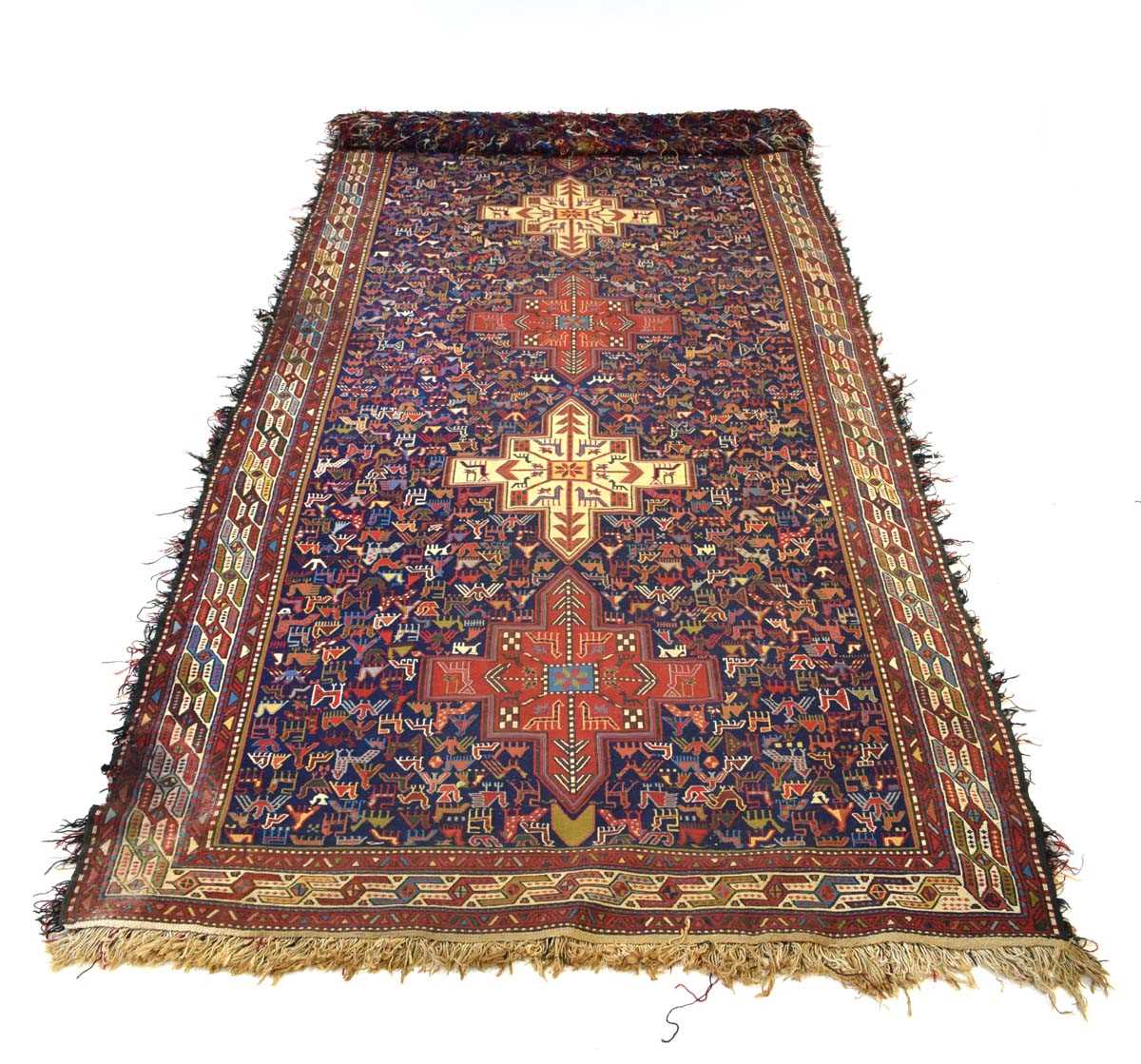 Lot 5 - A Turkish (Kars) 'wool on wool' carpet...